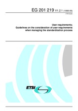 Standard ETSI EG 201219-V1.2.1 15.9.1998 preview