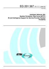 Standard ETSI EG 201367-V1.1.1 9.2.1999 preview