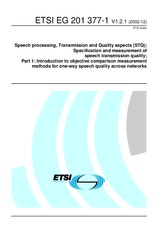 Standard ETSI EG 201377-1-V1.2.1 17.12.2002 preview