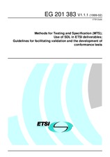 Standard ETSI EG 201383-V1.1.1 17.2.1999 preview
