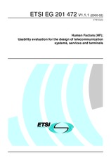 Preview ETSI EG 201472-V1.1.1 24.2.2000
