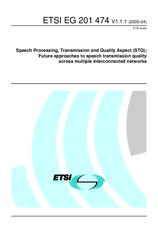 Preview ETSI EG 201474-V1.1.1 19.4.2000