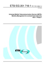 Standard ETSI EG 201718-1-V1.1.2 24.11.1999 preview