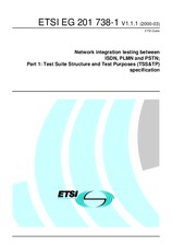 Standard ETSI EG 201738-1-V1.1.1 20.3.2000 preview