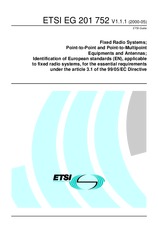 WITHDRAWN ETSI EG 201752-V1.1.1 31.5.2000 preview