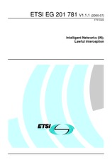 Standard ETSI EG 201781-V1.1.1 11.7.2000 preview