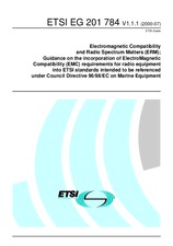 Standard ETSI EG 201784-V1.1.1 11.7.2000 preview