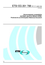 Standard ETSI EG 201788-V1.1.1 17.9.2001 preview