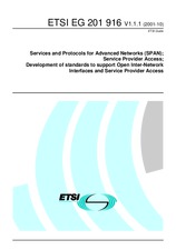 Standard ETSI EG 201916-V1.1.1 11.10.2001 preview