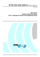 Standard ETSI EG 202009-3-V1.2.1 25.1.2007 preview