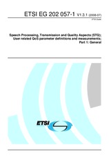 Standard ETSI EG 202057-1-V1.3.1 22.7.2008 preview