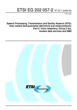 Standard ETSI EG 202057-2-V1.3.1 23.2.2009 preview