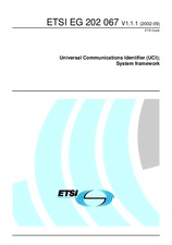 Standard ETSI EG 202067-V1.1.1 17.9.2002 preview