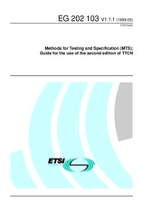 Standard ETSI EG 202103-V1.1.1 28.5.1999 preview