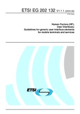 Standard ETSI EG 202132-V1.1.1 24.8.2004 preview