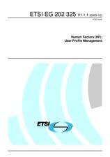 Standard ETSI EG 202325-V1.1.1 18.10.2005 preview