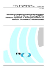 Standard ETSI EG 202339-V1.1.1 8.9.2004 preview