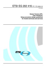 Standard ETSI EG 202416-V1.1.2 20.12.2006 preview