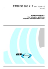 Standard ETSI EG 202417-V1.1.2 20.12.2006 preview