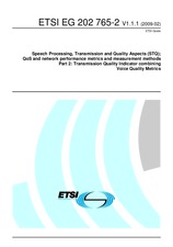 Preview ETSI EG 202765-2-V1.1.1 23.2.2009