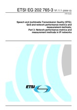 Standard ETSI EG 202765-3-V1.1.1 22.12.2009 preview