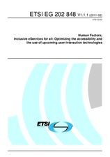 Standard ETSI EG 202848-V1.1.1 17.2.2011 preview