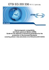Standard ETSI EG 203336-V1.1.1 24.8.2015 preview