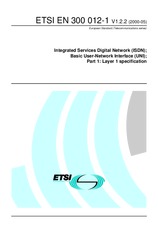 Standard ETSI EN 300012-1-V1.2.2 31.5.2000 preview