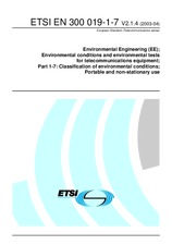 Standard ETSI EN 300019-1-7-V2.1.4 30.4.2003 preview