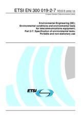 Preview ETSI EN 300019-2-7-V3.0.0 2.12.2002