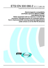 Standard ETSI EN 300086-2-V1.1.1 1.3.2001 preview