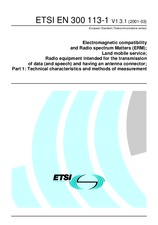 Preview ETSI EN 300113-1-V1.3.1 20.3.2001