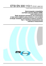 Preview ETSI EN 300113-1-V1.6.1 20.7.2007