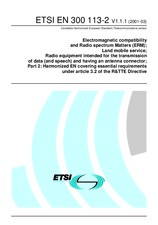 Standard ETSI EN 300113-2-V1.1.1 20.3.2001 preview