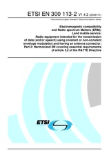 Preview ETSI EN 300113-2-V1.4.2 26.11.2009