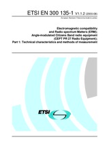 WITHDRAWN ETSI EN 300135-1-V1.1.2 3.8.2000 preview