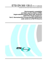 WITHDRAWN ETSI EN 300135-2-V1.1.1 3.8.2000 preview