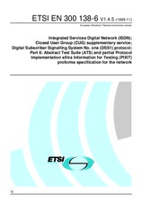 Standard ETSI EN 300138-6-V1.4.5 2.11.1999 preview
