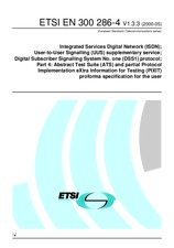 Standard ETSI EN 300286-4-V1.3.3 31.5.2000 preview