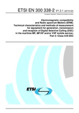 Standard ETSI EN 300338-2-V1.3.1 18.2.2010 preview