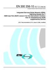 Standard ETSI EN 300356-10-V3.1.3 31.8.1998 preview