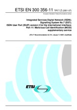 Standard ETSI EN 300356-11-V4.1.2 18.7.2001 preview