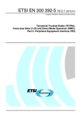 Standard ETSI EN 300392-5-V2.2.1 15.7.2010 preview