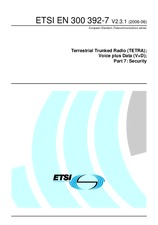 WITHDRAWN ETSI EN 300392-7-V2.3.1 8.6.2006 preview