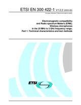 Standard ETSI EN 300422-1-V1.2.2 2.8.2000 preview