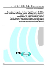 Standard ETSI EN 300443-6-V1.3.1 19.6.2001 preview