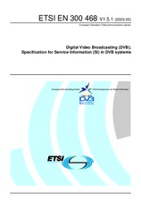 Standard ETSI EN 300468-V1.5.1 27.5.2003 preview