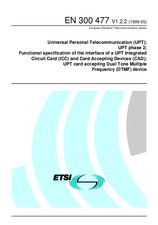 Standard ETSI EN 300477-V1.2.2 14.5.1999 preview