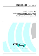 Standard ETSI EN 300481-V1.2.2 15.12.1997 preview