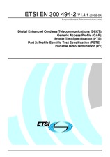 Standard ETSI EN 300494-2-V1.4.1 9.4.2002 preview